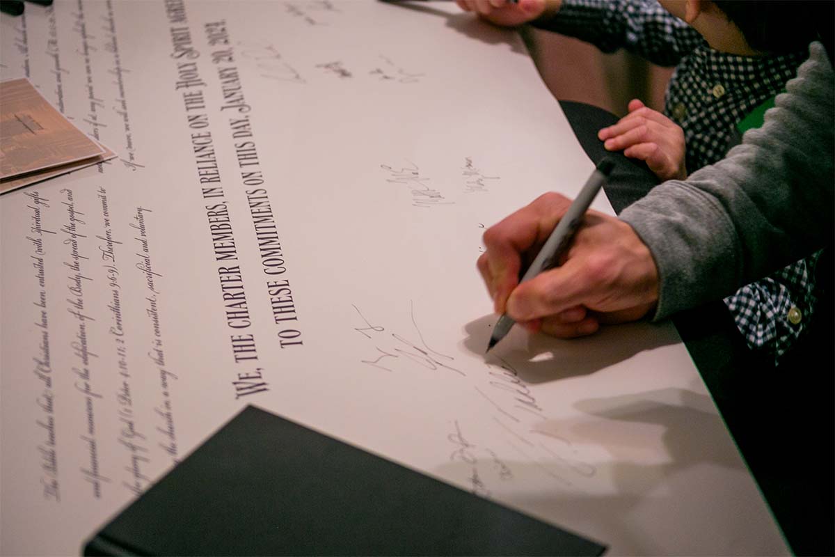 A photo of the accreditation service